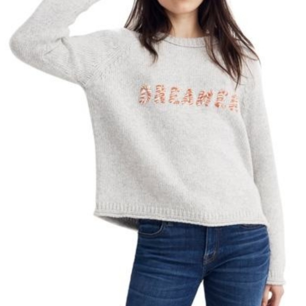 Madewell 'Dreamer" Embroidered Sweater